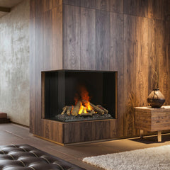 Faber e-MatriX Electric Firebox, Left-facing, Two-sided, 32"X26"