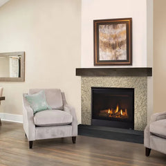 Majestic Quartz 32-inch Top/Rear Direct Vent Fireplace with IntelliFire Touch Ignition LP - Pristine Home & Wellness