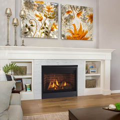 Majestic Quartz 32-inch Top/Rear Direct Vent Fireplace with IntelliFire Touch Ignition LP - Pristine Home & Wellness
