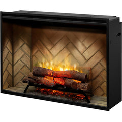Dimplex Revillusion® 42" Built-In Electric Firebox/Fireplace Insert, Herringbone
