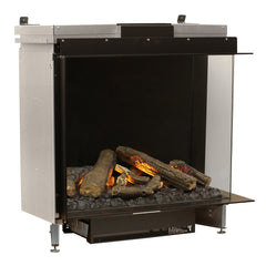 Faber e-MatriX Electric Firebox, Right-facing, Two-sided, 32"X26"