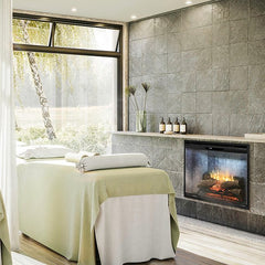 Dimplex Revillusion® 30" Built-In Electric Firebox/Fireplace Insert, Weathered Concrete Gray
