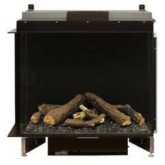 Faber e-MatriX Electric Firebox, Left-facing, Two-sided, 32"X26"