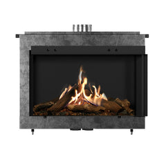 Faber MatriX Firebox, Natural Gas, Right-facing, Two-sided, 41"x 26"