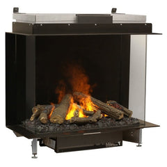 Faber e-MatriX Electric Firebox, Three-sided, Bay, 32"X26"