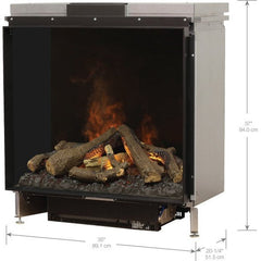 Faber e-MatriX Electric Firebox, Front-facing, One-sided, 32"X26"