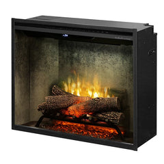 Dimplex Revillusion® 30" Built-In Electric Firebox/Fireplace Insert, Weathered Concrete Gray