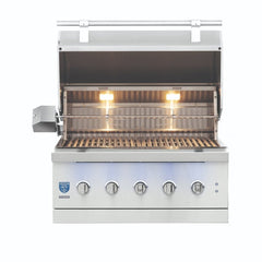 American Made Grills Encore 36" Grill - Natural Gas - Hybrid - Includes: Drop-In Sear Burner, Rotisserie, Griddle Plate, Starter Kit, Care Kit