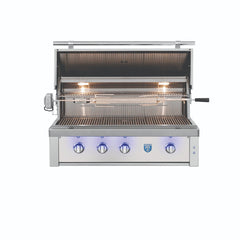 American Made Grills Estate 42" Grill - Liquid Propane - Includes: Red Brass Burners, Rotisserie, Added IRB Burner, Griddle Plate, Smoke Tray, Care Kit