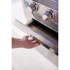 American Made Grills Muscle 36" Grill - Liquid Propane - Hybrid - Includes: Drop-In Sear Burner, Rotisserie, Griddle Plate, Starter Kit, Care Kit