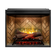 Dimplex Revillusion® 30" Built-In Electric Firebox/Fireplace Insert, Herringbone