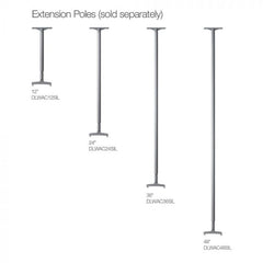 Dimplex 12" Extension Mount Pole Kit - For DLW Series