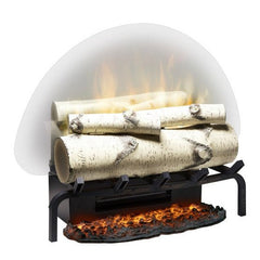 Dimplex Revillusion® 20" Plug-In Birch Log Set w/ Ash Mat