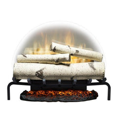 Dimplex Revillusion® 25" Plug-In Birch Log Set w/ Ash Mat