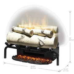 Dimplex Revillusion® 20" Plug-In Birch Log Set w/ Ash Mat