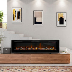 Dimplex Sierra 72" Wall/Built-In Linear Electric Fireplace