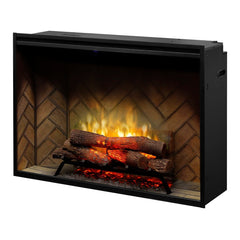Dimplex Revillusion® 42" Built-In Electric Firebox/Fireplace Insert, Herringbone