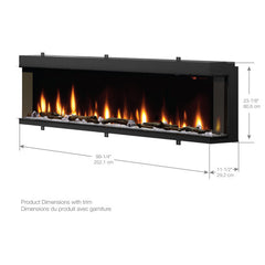 Dimplex IgniteXL® Bold 100" Built-in Linear Electric Fireplace