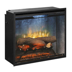 Dimplex Revillusion® 24" Built-In Electric Firebox/Fireplace Insert, Weathered Concrete Gray