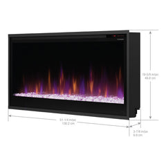Dimplex 50" Multi-Fire Slim Built-in Linear Electric Fireplace