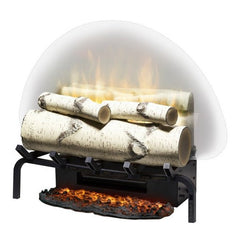 Dimplex Revillusion® 20" Plug-In Birch Log Set w/ Ash Mat