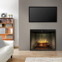 Dimplex Revillusion® 36" Portrait Built-In Firebox, Weathered Concrete