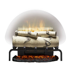 Dimplex Revillusion® 20" Plug-In Birch Log Set w/ Ash Mat