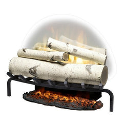 Dimplex Revillusion® 25" Plug-In Birch Log Set w/ Ash Mat