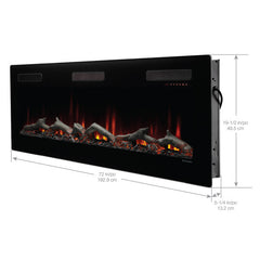 Dimplex Sierra 72" Wall/Built-In Linear Electric Fireplace