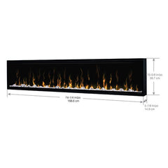 Dimplex IgniteXL® 74" Built-in Linear Electric Fireplace