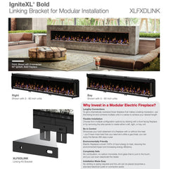 Dimplex Linking Kit Bracket for IgniteXL® Electric Fireplaces - XLFXDLINK