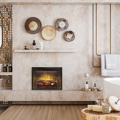 Dimplex Revillusion® 24" Built-In Electric Firebox/Fireplace Insert, Herringbone